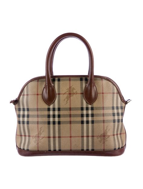 vintage burberry tote|old style Burberry handbags.